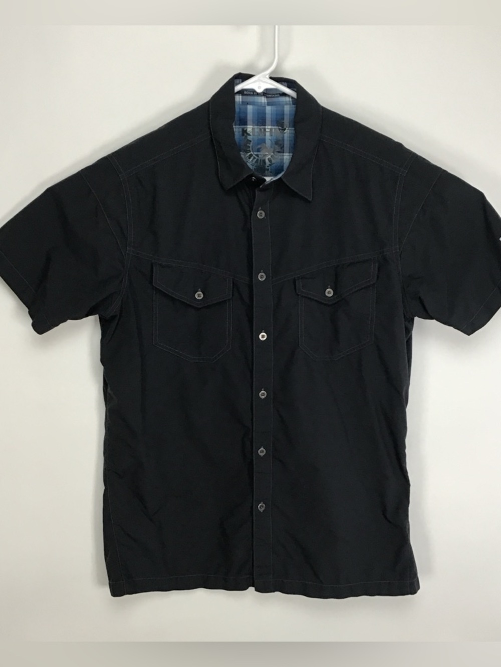 Kuhl men’s short sleeve button up shirt medium